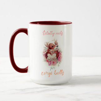 Mug des boutons de corgi