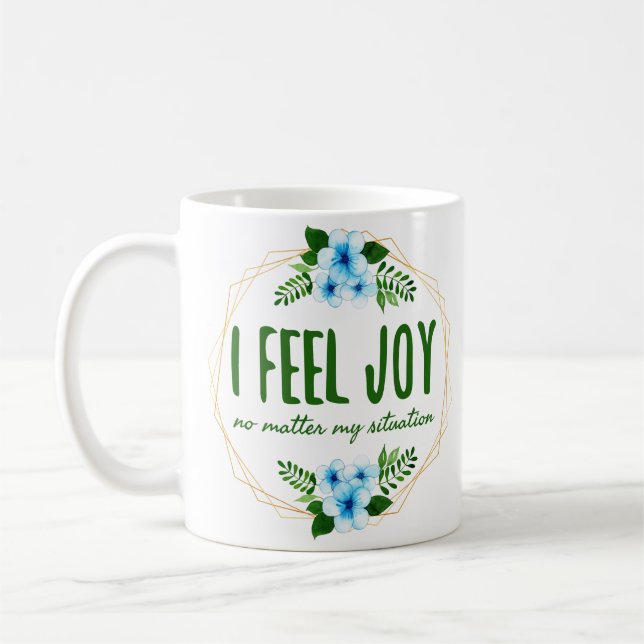 Mug des citations positives et bonnes de vibes pour l' (Gauche)