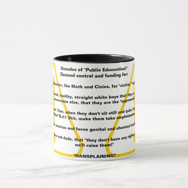Mug Des décennies "d'Éducation Publique!"   (Centre)