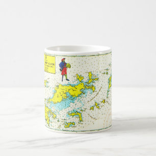 Mug des îles Vierges britanniques vintages