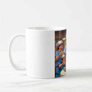 Mug Des infirmières font de l'espoir, des médecins fon