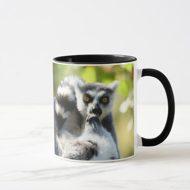 Mug Des lémuriens de Madagascar surpris (Droite)