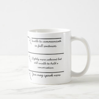 Mug Des lignes de suffisance vous pouvez parler