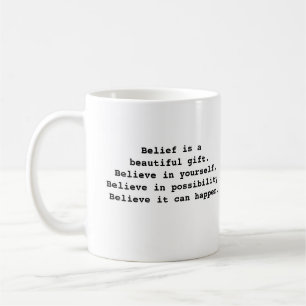 Mug Des mots inspirants qui parlent de croire