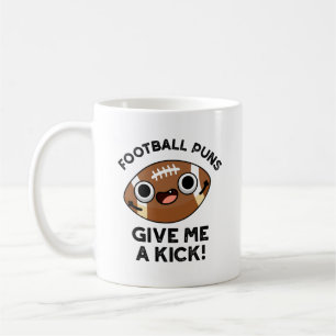 Mug Des Puns De Football Me Donnent Un Pun De Sport Dr