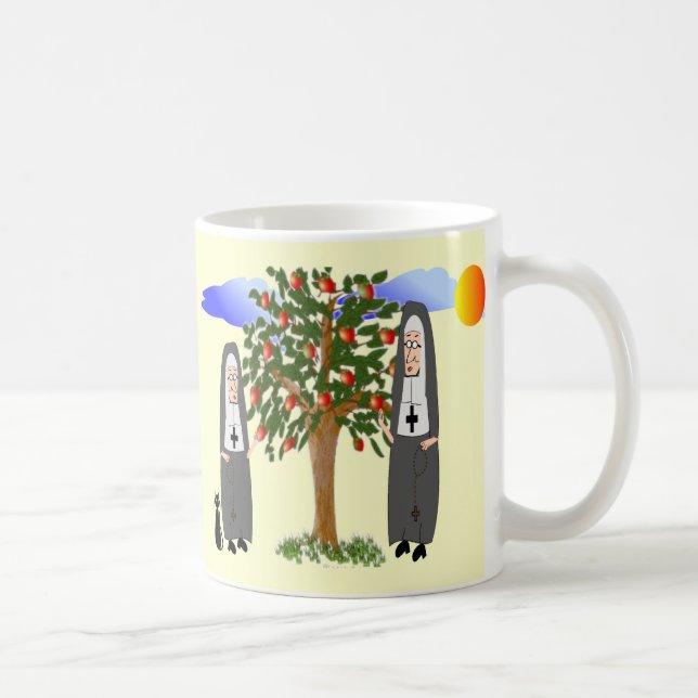 Mug Des Soeurs Volant Des Pommes Cartes Et Cadeaux (Droite)