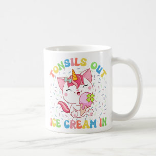 Mug Des Tonsiles, De La Glace Dans Chat Unicorn
