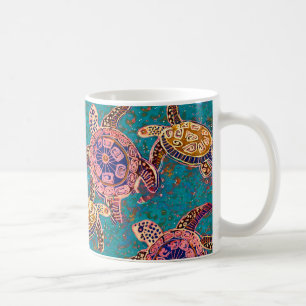 Mug des tortues de mer hawaïennes