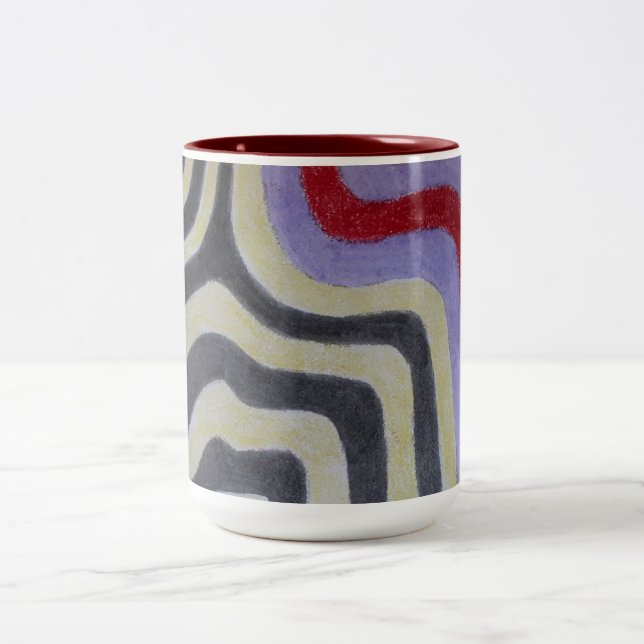 Mug des vagues colorées (Centre)