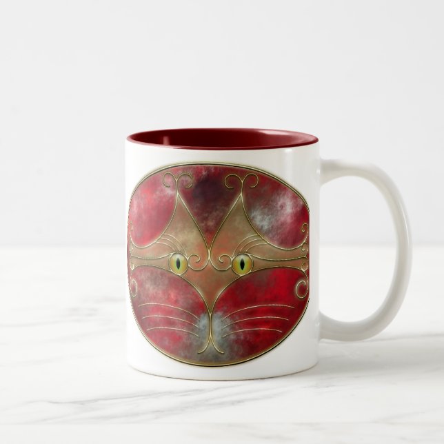 Mug des yeux de chat (Droit)