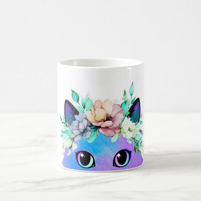 Mug des yeux de chat fleur sauvage (Centre)