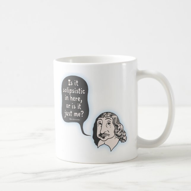Mug Descartes Solipsistic (Droite)