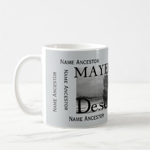 Mug Descendant w/Room de fleur printanière pour 8 nom
