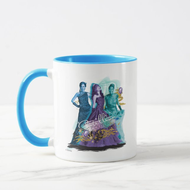 Mug Descendants | Mal, Evie et Uma | Cotillion Couture (Gauche)