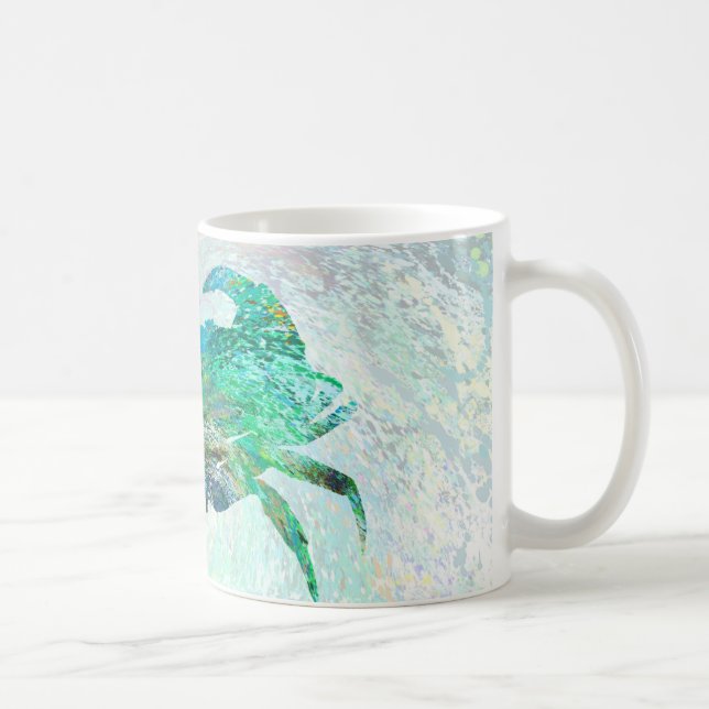 Mug Design 41 crabe turquoise (Droite)