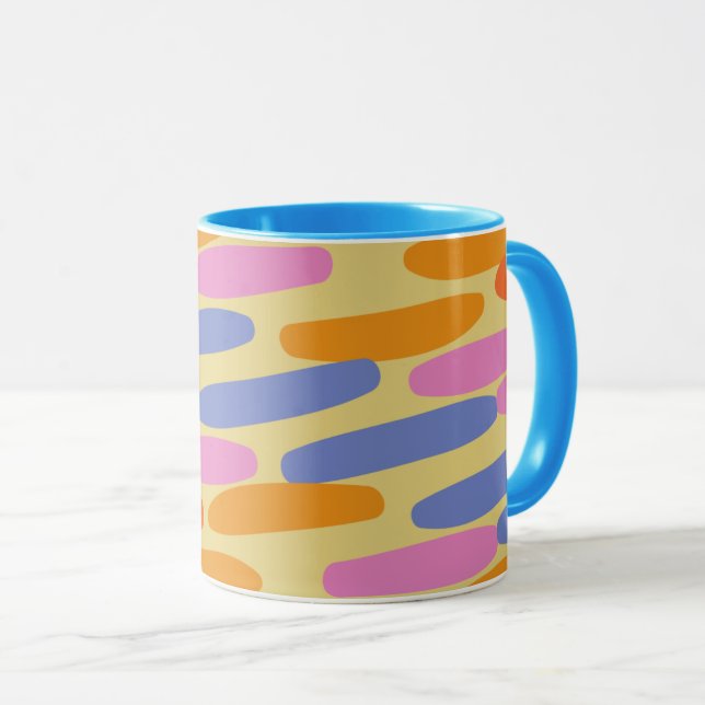 Mug Design abstrait coloré (Devant droit)