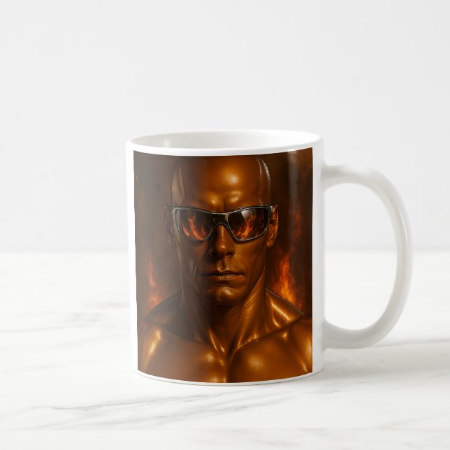 Mug Design androïde  futuriste (Droite)