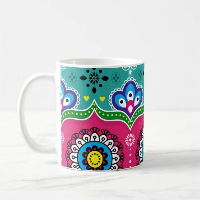 Mug Design artisanal de camions indiens et pakistanais (Gauche)