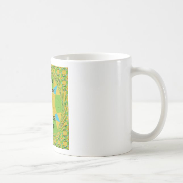 Mug Design circulaire "Bonne journée et meilleure nuit (Droite)