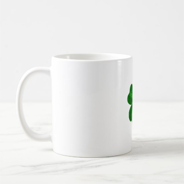 Mug Design classique irlandais à quatre feuilles (Gauche)