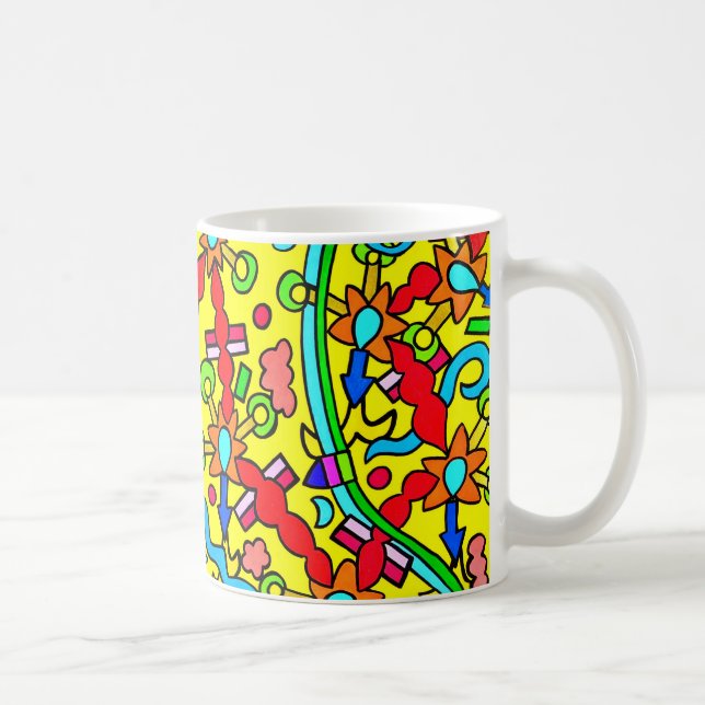 Mug design coloré par Tamara Diaz Art (Droite)