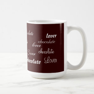 Mug Design d'amant au chocolat foncé