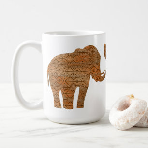 Mug Design d'art tribal des éléphants