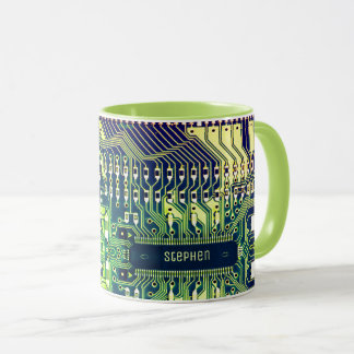 Mug Design de carte de circuit imprimé moderne Ajouter