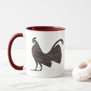 Mug Design de coq grec antique