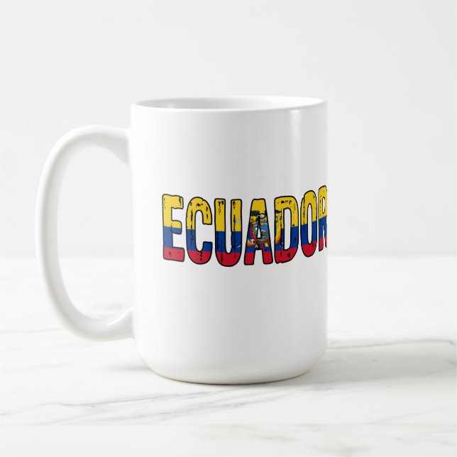 Mug Design de l'Équateur (Gauche)