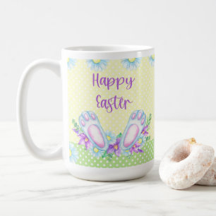 Mug Design de Pâques coloré avec les oreilles lapin et