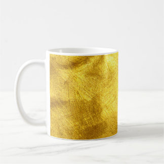 Mug Design de Texture Dorée Luxueux
