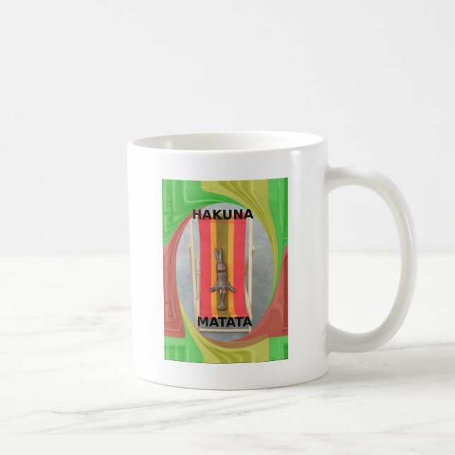 Mug Design d'impression d'écran vectoriel de lapin rel (Droite)