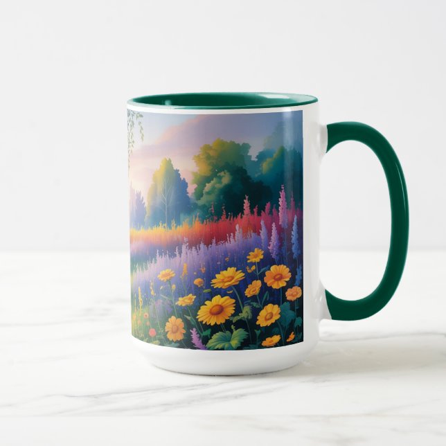 Mug design d'inspiration nature qui évoque un sentimen (Droite)