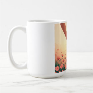 Mug Design Élégant Moderne de l'Amour Romantique de la