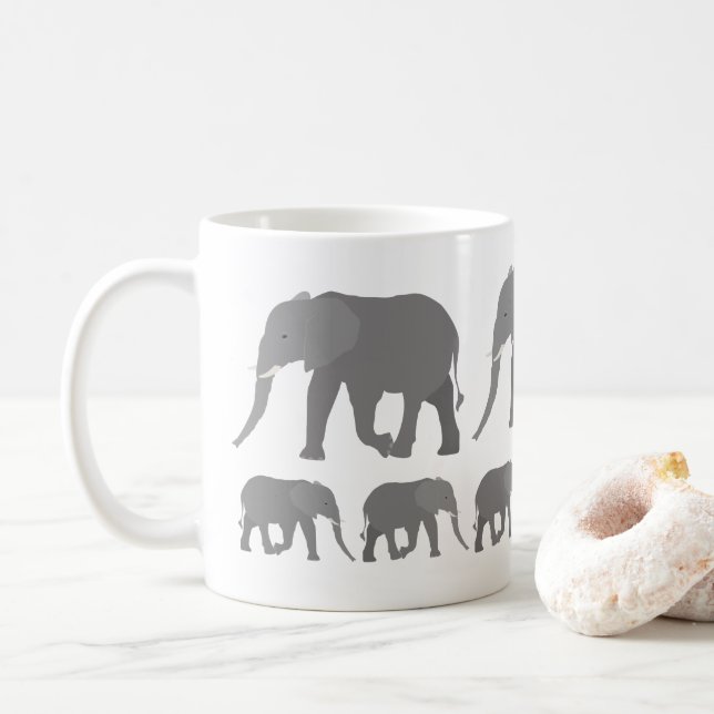Mug Design éléphant (Avec donut)