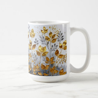 Mug Design Feuille doré