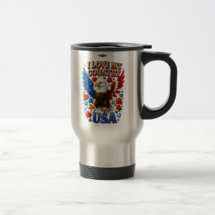 Mug Design: I Love My Country - USA