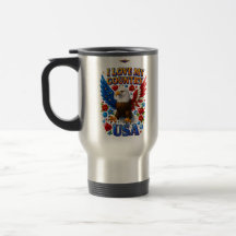 Mug Design: I Love My Country - USA