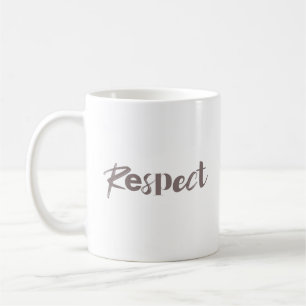 Mug Design moderne, créatif, cool, tendance du respect