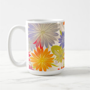 Mug Design moderne Red Daisy BOHO