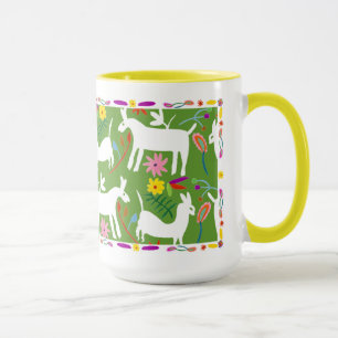 Mug Design Otomi moderne   Llama Donkey Design