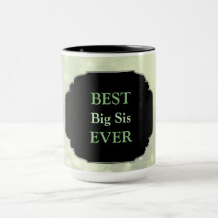 Mug Design rose de luxe "Best Big Sis Ever"