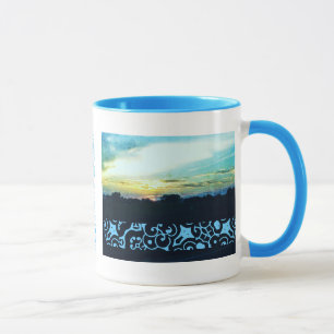 Mug Design Sunset bleu