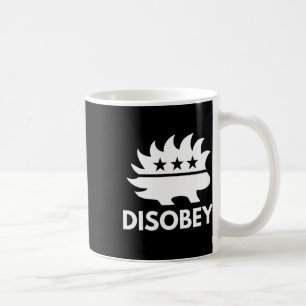 Mug Désobéi Porcupine libertaire résister à la tyranni