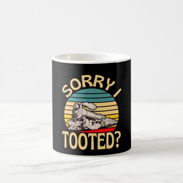 Mug Désolé d'avoir pris le train Lover Locomotive Loco (Centre)