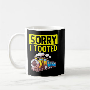 Mug Désolé d'avoir pris le train Vintage Funny