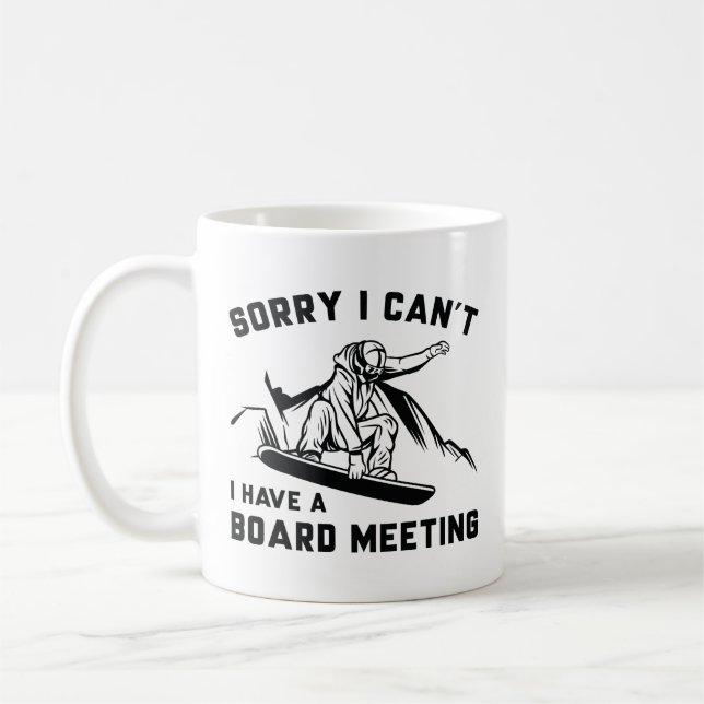 Mug Désolé de ne pas pouvoir avoir une réunion du cons (Gauche)