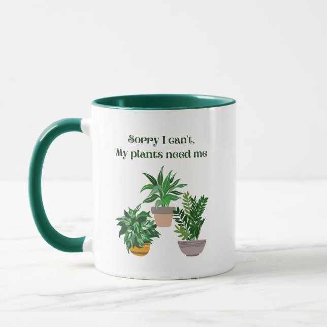 Mug Désolé, je ne peux pas avoir besoin de moi pour me (Gauche)