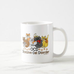 Mug Désordre obsédant de chat d'OCD